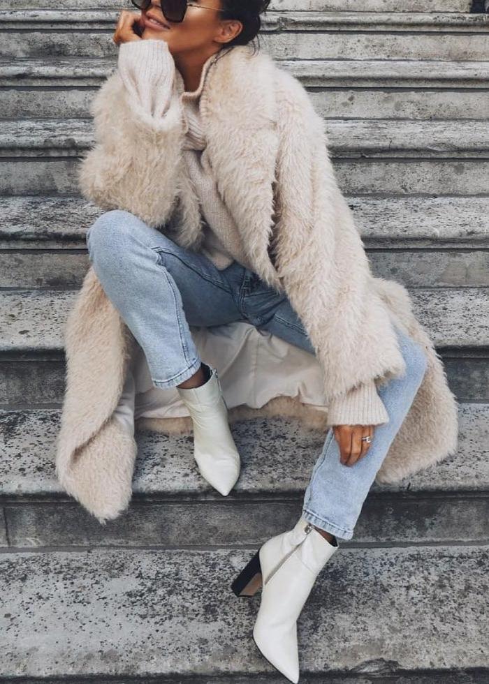 Luxe Longline Faux Fur Coat