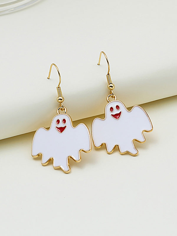 Geometric Halloween Drop Earrings