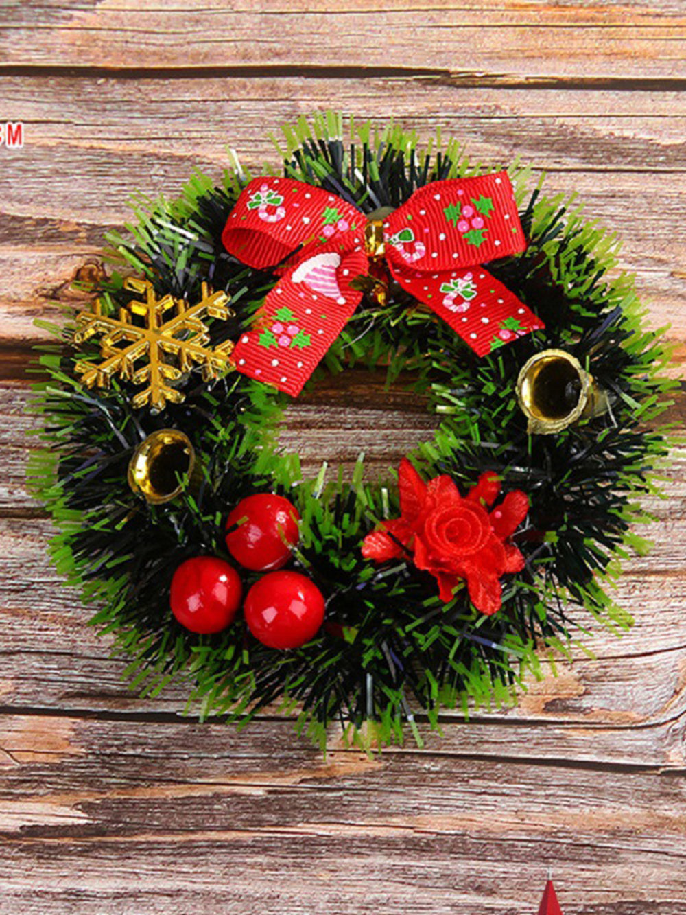 Hanging Christmas Wreaths On Shop Windows And Doors