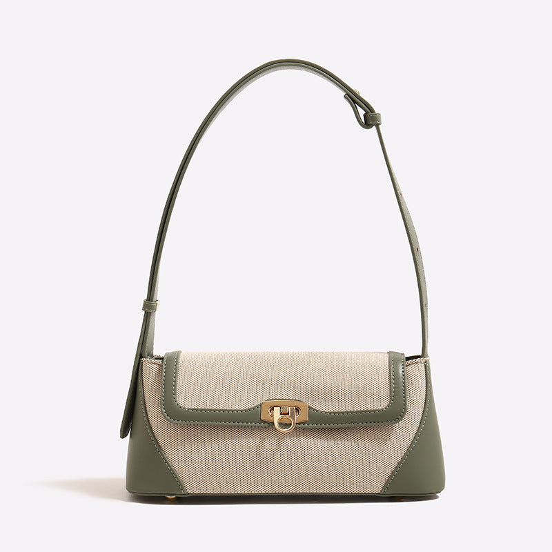 Canvas-Luxe Handbag