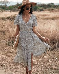 Savannah Dream - Long Polka Dot Dress