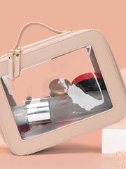 Transparent PU Portable Makeup Bag