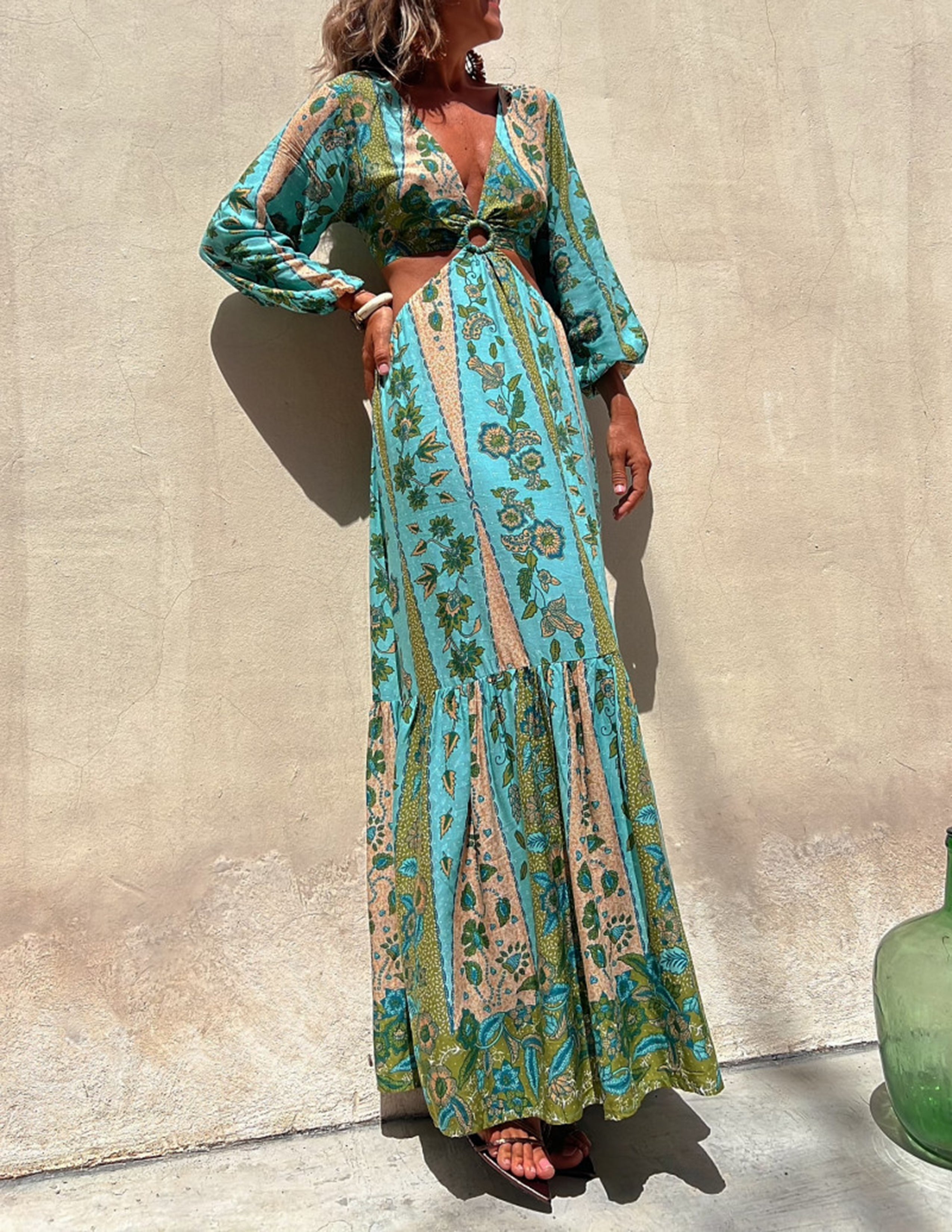 Botanical-Beauty Maxi Dress