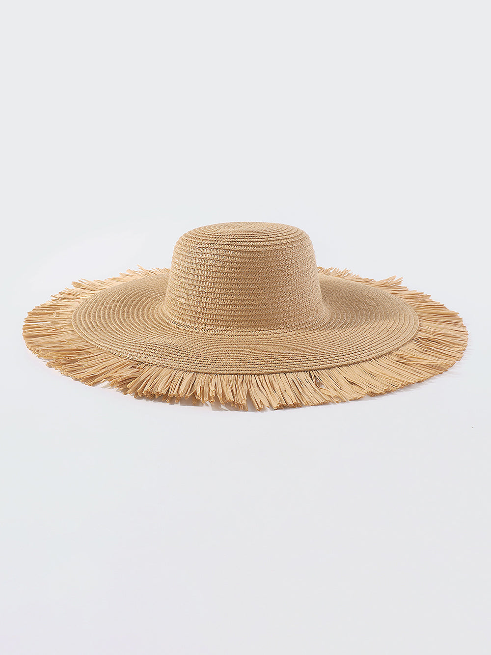 Raw Brim Straw Hat