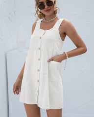 Summer Breeze - Sleeveless Beach Dress