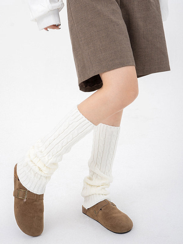 Solid Color Leg Warmers Accessories