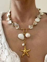 Bohemian Oversized Shell Necklace