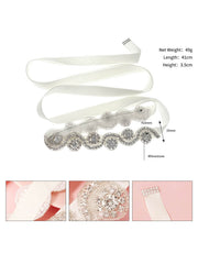 Exquisite And Beautiful Hand-Stitched Wedding Dress Belt