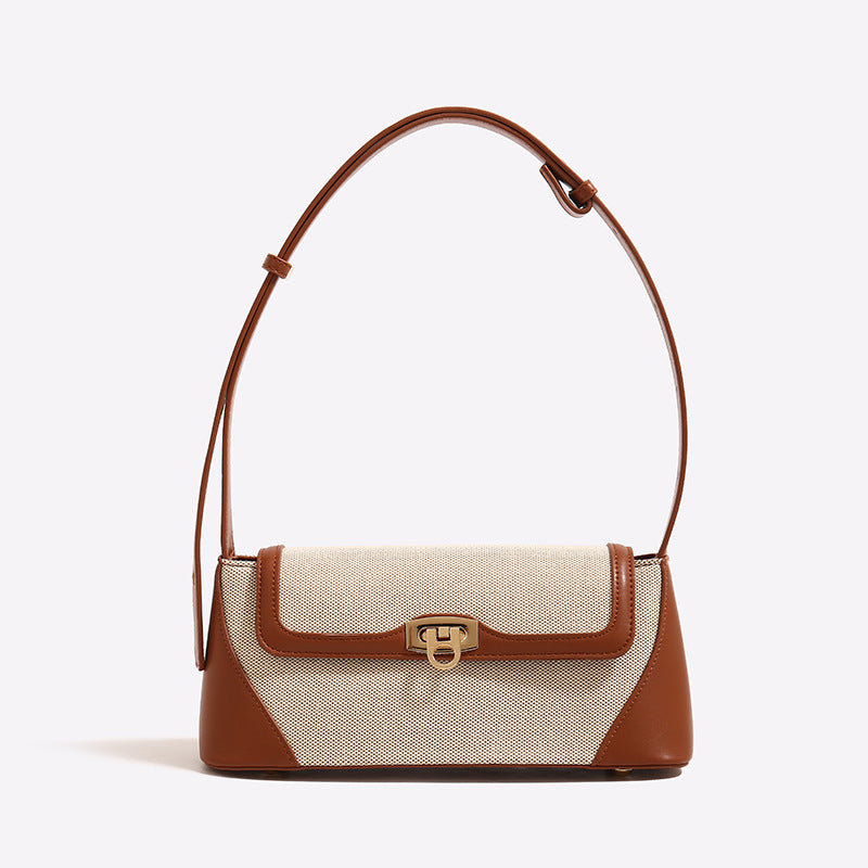 Canvas-Luxe Handbag