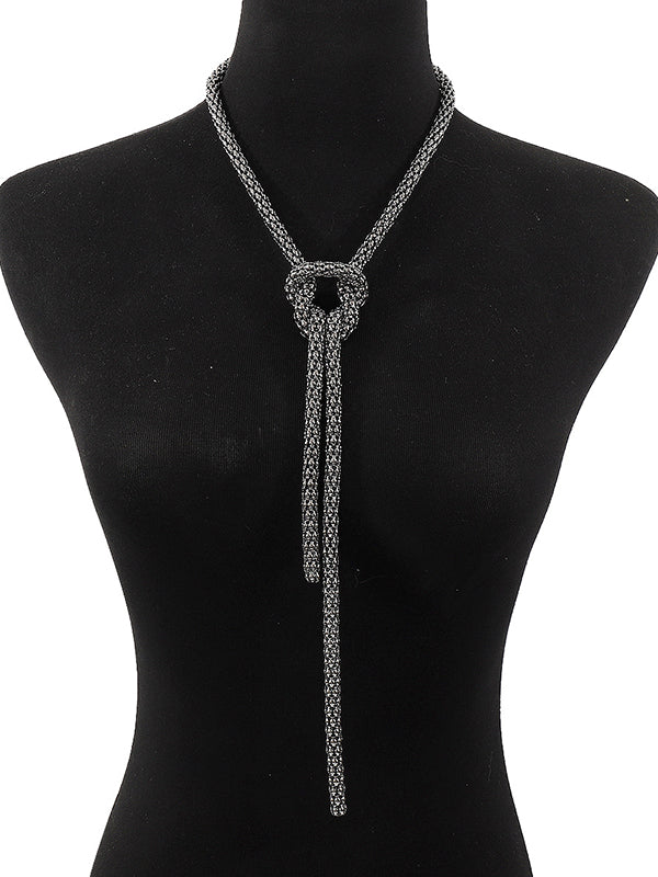 Chains Knot Tasseled Necklaces Accessories