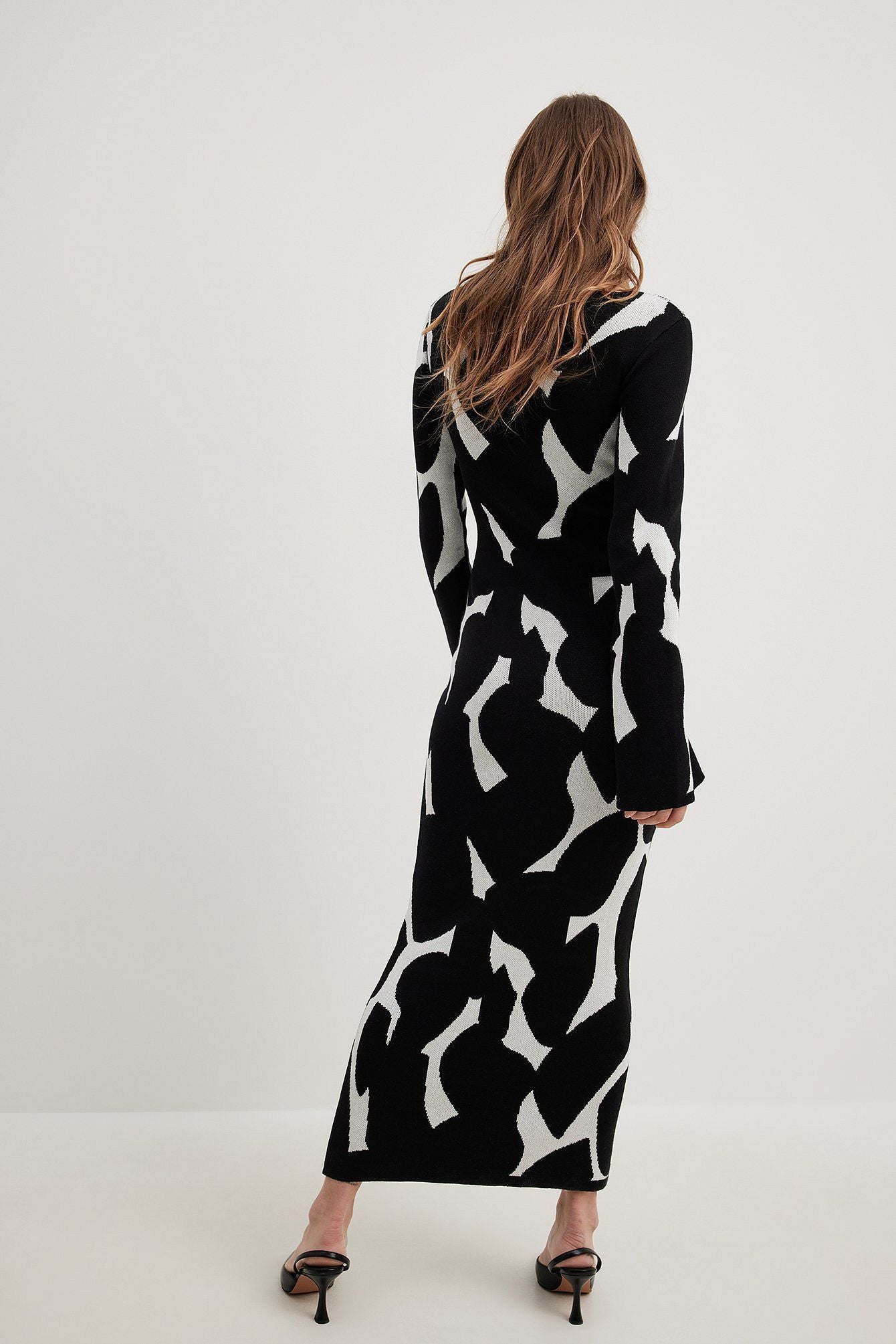 Darlene Jacquard Knit Maxi Dress