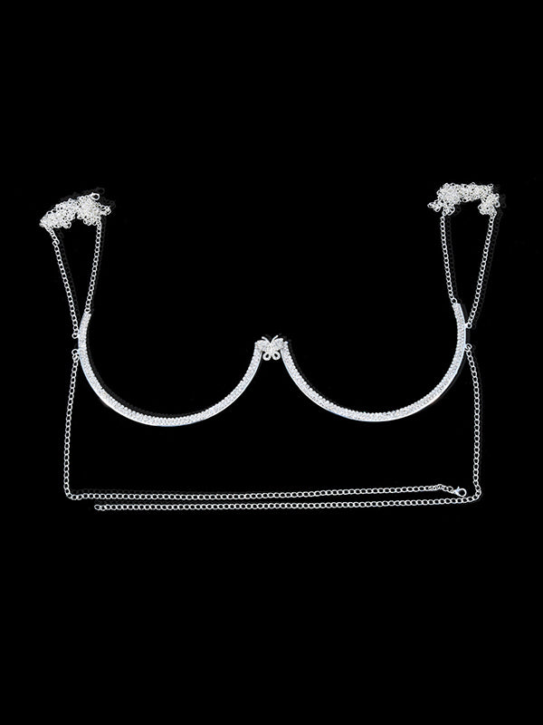 Original Stylish Rhinestone Sexy Butterfly Shaped Body Chain