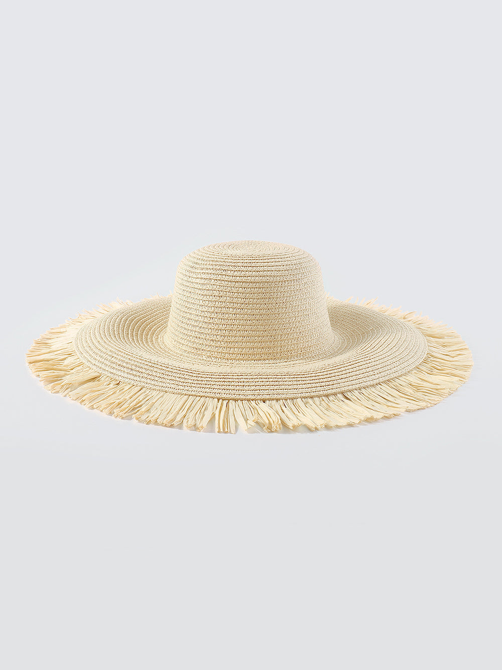 Raw Brim Straw Hat