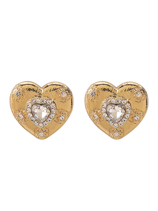 Heart Shape Earrings Accessories