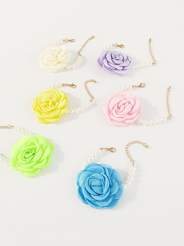 Three-Dimensional Flower Bracelet Accessories