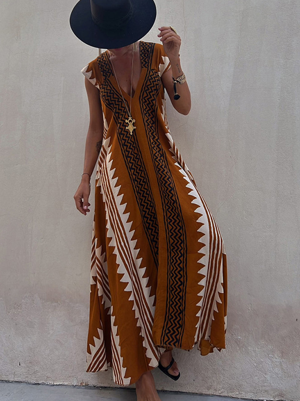 Sahara-Dream Maxi Dress