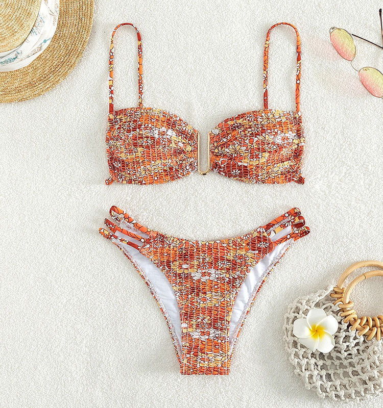 Jasmine Floral Bikini Set