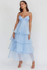 Christine Tiered Ruffle Midi Dress