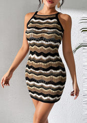 Sienna Knit Striped Mini Dress