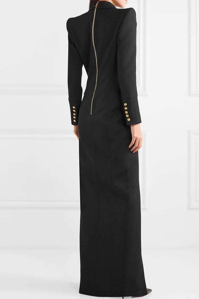 Simona Tuxedo Maxi Blazer Dress