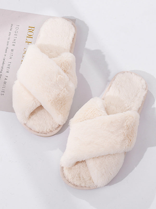 Open Toe Split-Joint Slippers