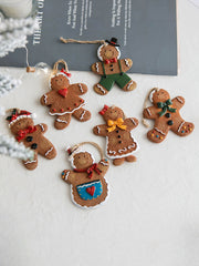 Gingerbread Man Decorated With Christmas Decorations