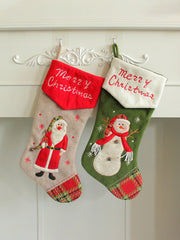 Christmas Gift Socks Candy Bag Window Pendant