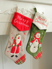 Christmas Gift Socks Candy Bag Window Pendant