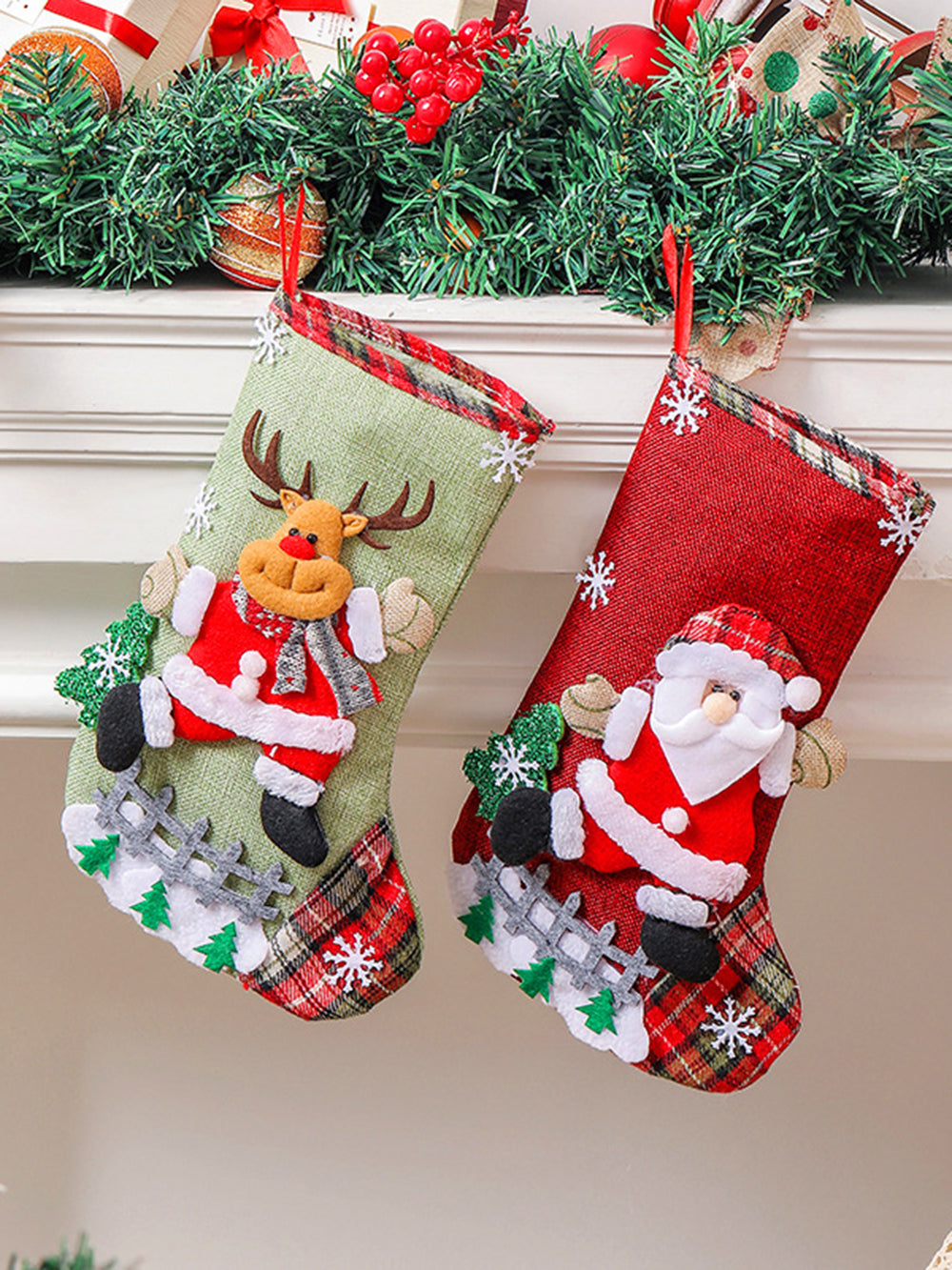 Christmas Stocking Candy Bag Decorations