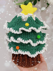 Christmas Tree Old Man's Wool Crocheted Christmas Gift