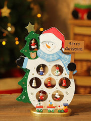 Santa Claus Snowman Table Window Decoration