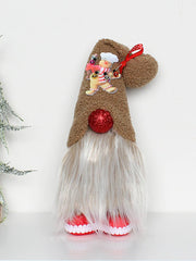 Faceless Doll Standing Figure Christmas Decoration