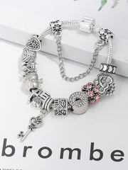 Heart Lock Key Love Bracelet