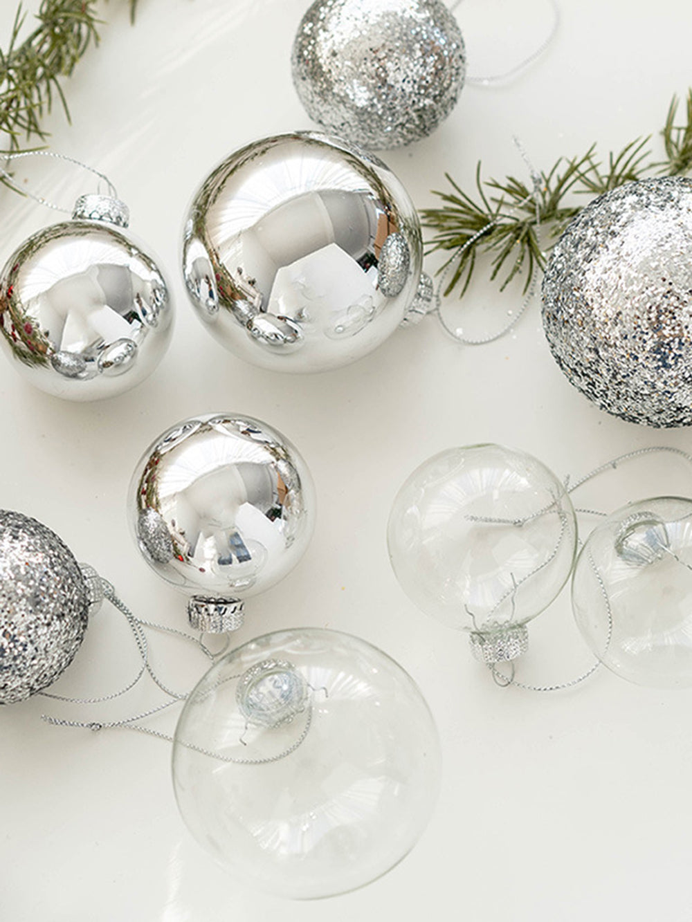 Christmas Glass Ball Christmas Tree Decoration Set