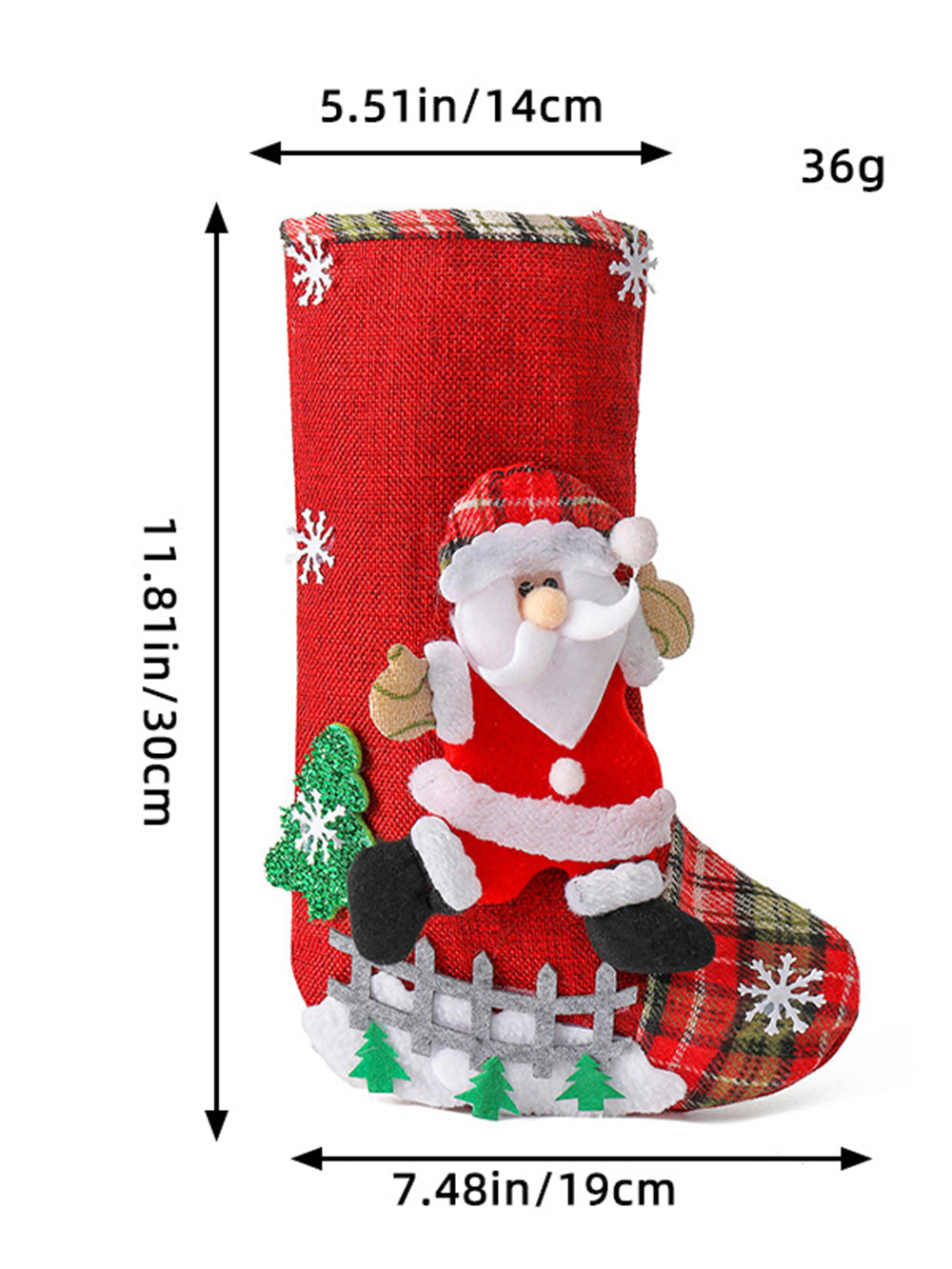 Christmas Stocking Candy Bag Decorations