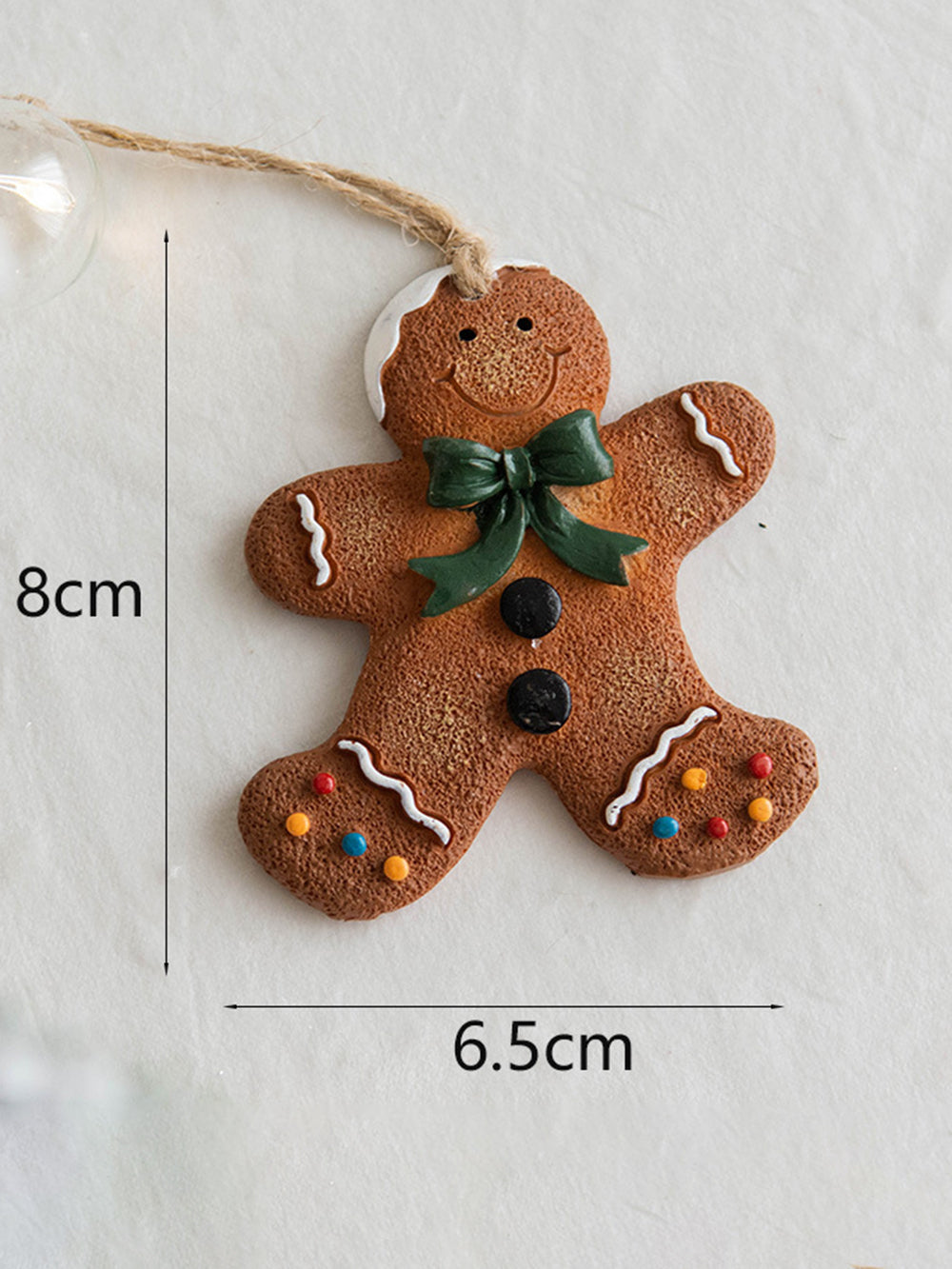 Gingerbread Man Decorated With Christmas Decorations