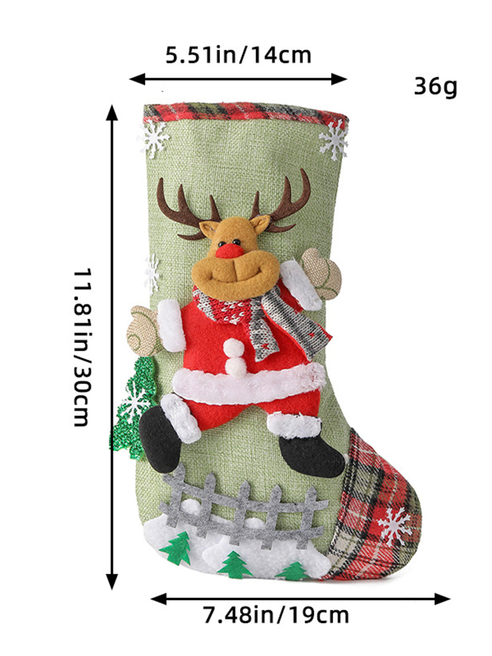 Christmas Stocking Candy Bag Decorations