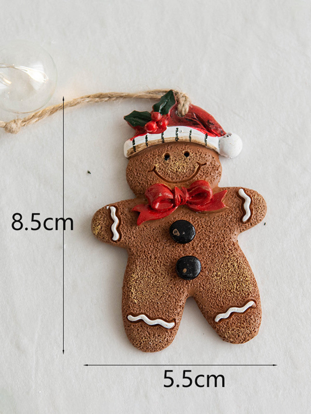 Gingerbread Man Decorated With Christmas Decorations