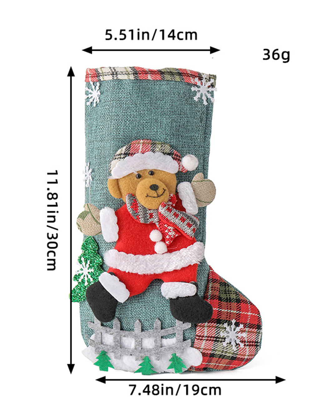 Christmas Stocking Candy Bag Decorations