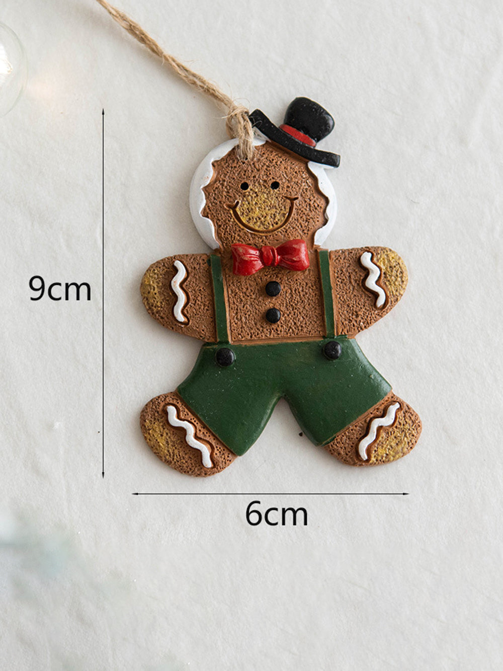 Gingerbread Man Decorated With Christmas Decorations