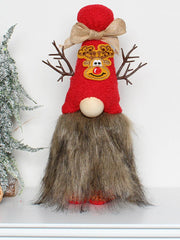 Faceless Doll Standing Figure Christmas Decoration