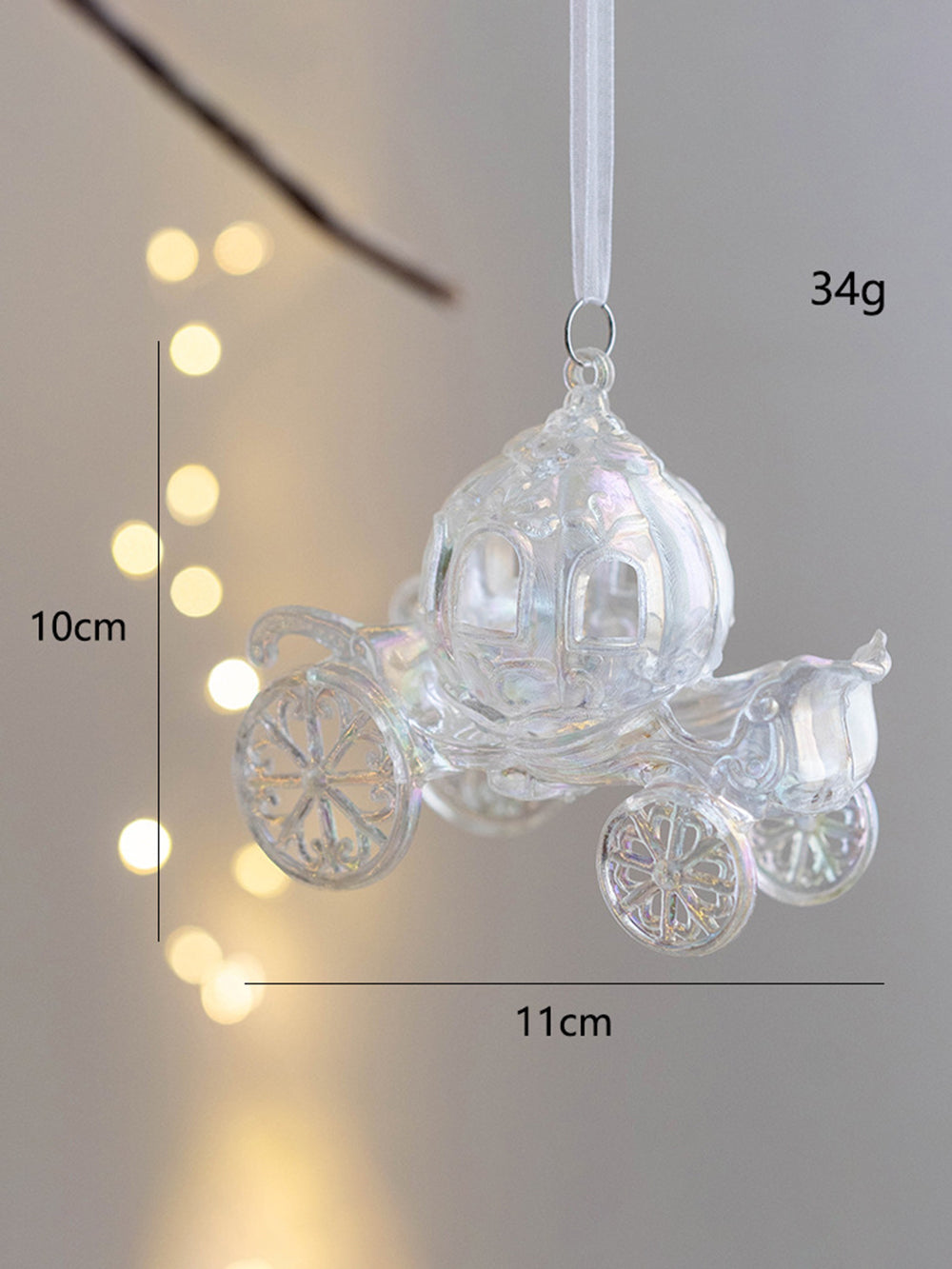 Christmas Transparent Colorful Decorative Pendant