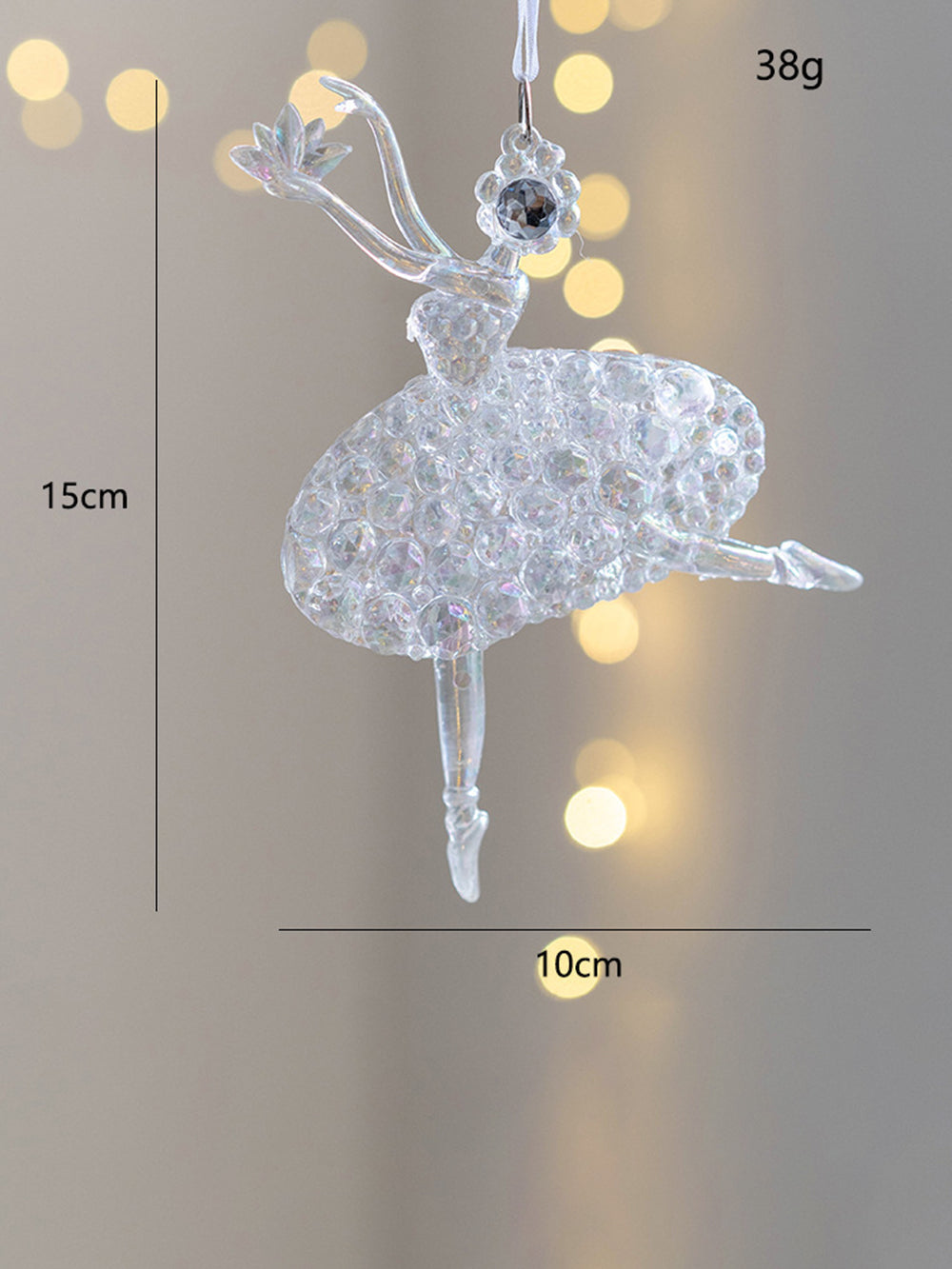 Christmas Transparent Colorful Decorative Pendant