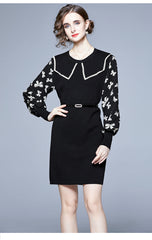 Doll Collar Celebrity Dress: Elegant A Line Style for Fashionable Women