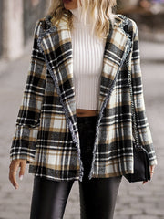 Women Plaid Jacket Spring Summer Long Sleeve Casual Women Clothing