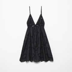 Fall Street Cami Dress: Hollow Out Cutout Backless Sexy Vacation Dress