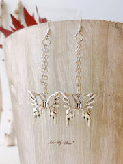 Fairycore Butterfly Drop Earrings