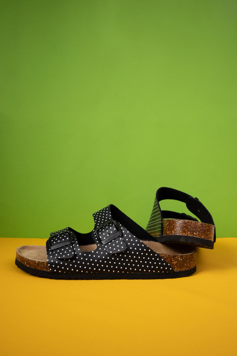 MAIBULUN | Cute You By Polka Dot Footbed Sandal