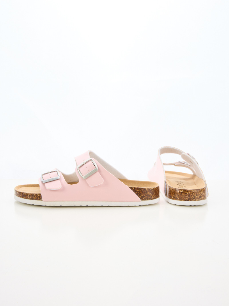 Maibulun | Signature Double Strap Footbed Sandal - Pink