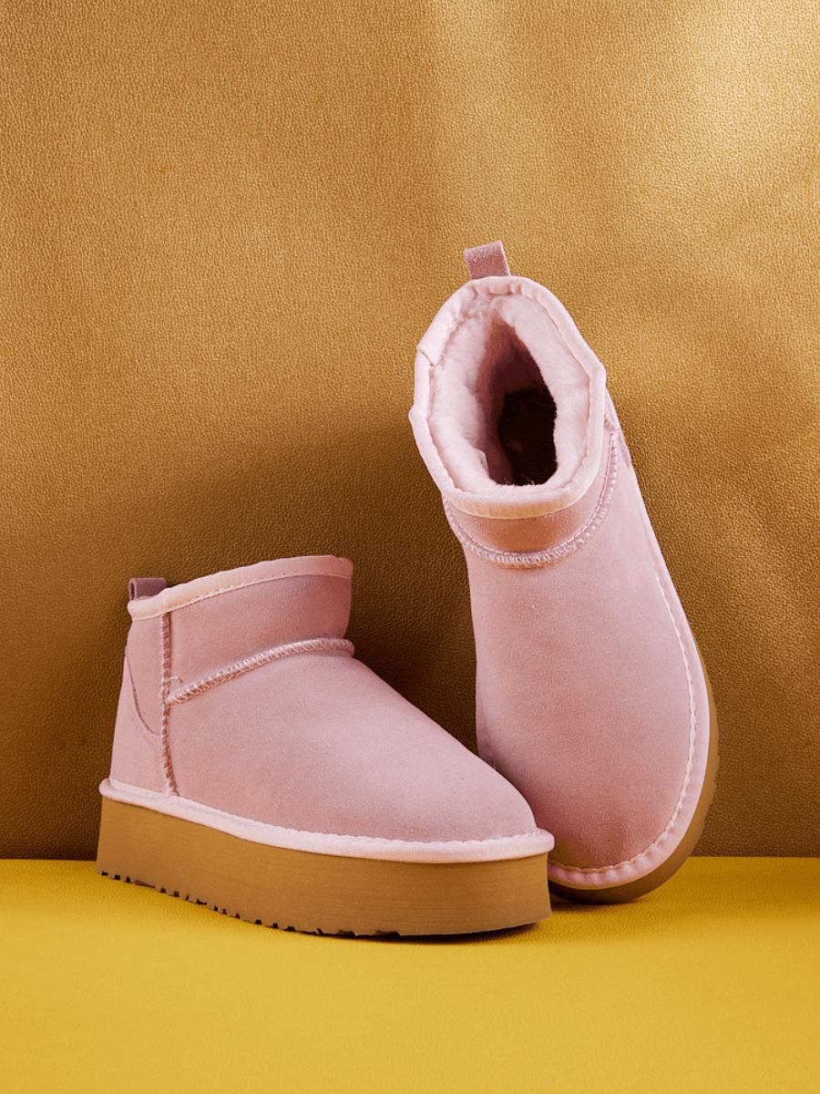 Smaibulun Ugg | Ultra Mini Platform Low Ankle Boot - Pink